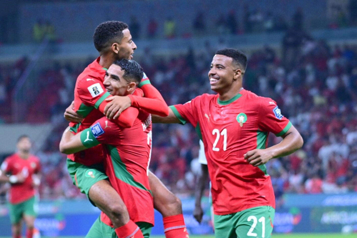 Morocco đang trình diễn một lối chơi kiểm soát cực kỳ áp đảo
