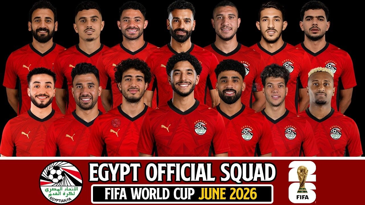 Đội hình tham dự World Cup 2026 của đội tuyển Ai Cập