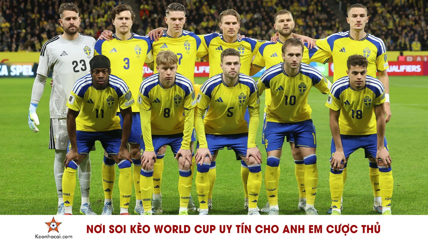 Thụy Điển bước vào giải đấu World Cup 2026 với phong độ tương đối ổn định