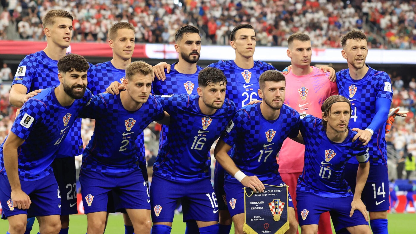Croatia tạm đứng cuối bảng sau thất bại nặng nề 2-4 trước đội tuyển Anh