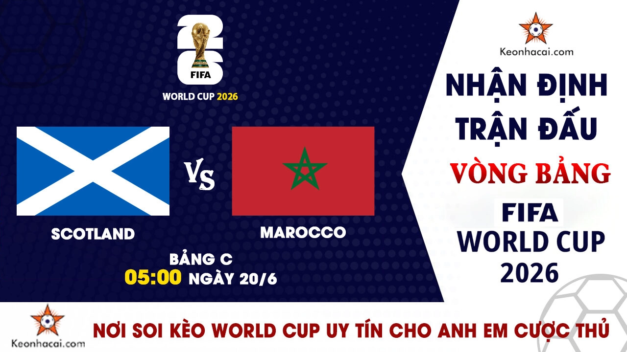 Nhận định trận đấu Scotland vs Morocco tại bảng C World Cup 2026
