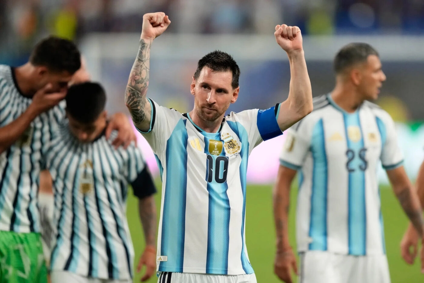 Lionel Messi đang dẫn đầu danh sách Vua phá lưới giải đấu với 7 bàn thắng